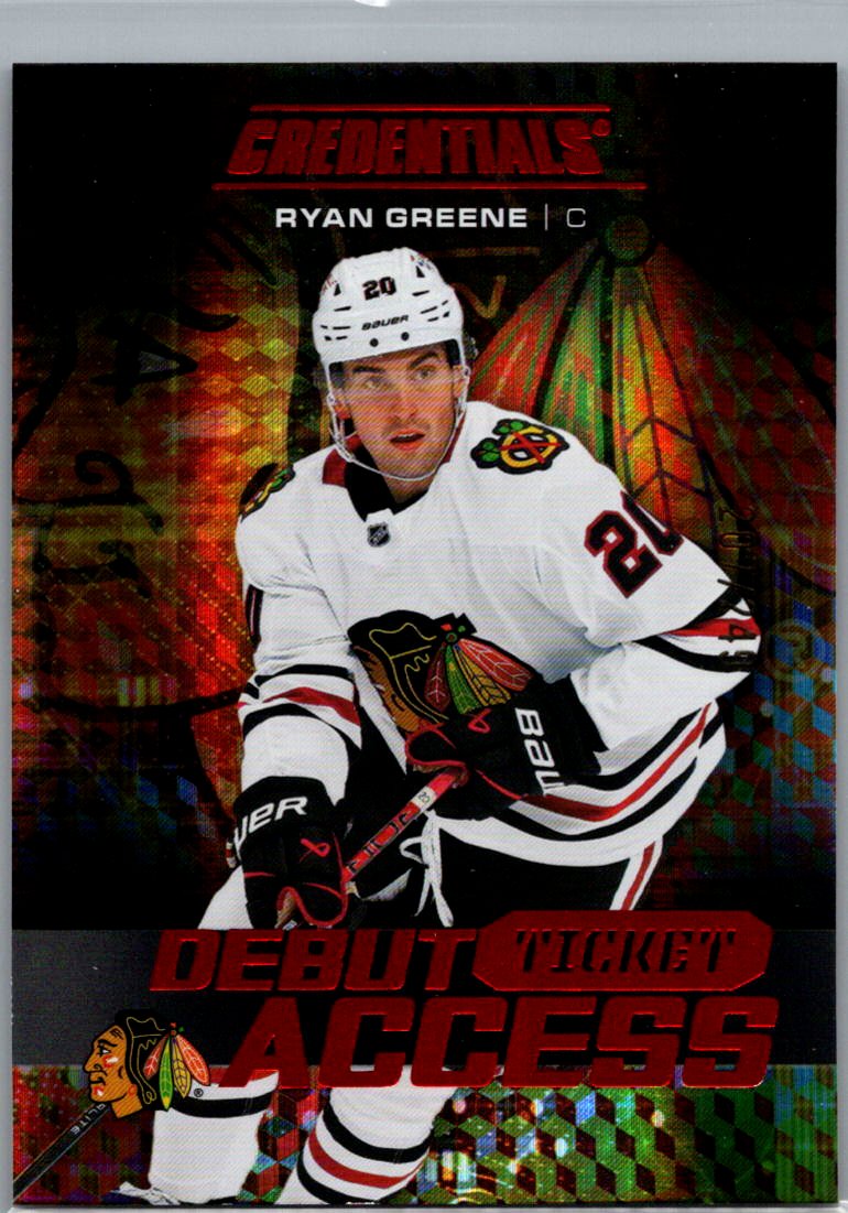 2025-26 Upper Deck Credentials - Red Ryan Greene #139 SN249 front