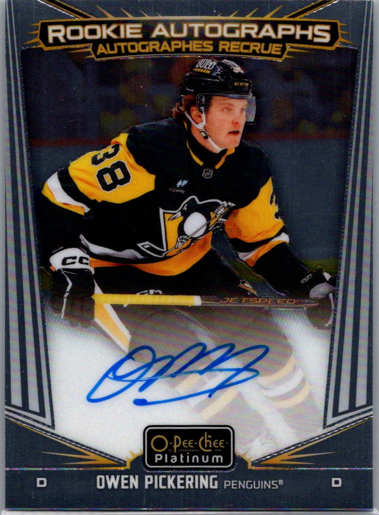 2025-26 O-Pee-Chee Platinum - 2024-25 O-Pee-Chee Platinum Update I: Rookie Autographs Owen Pickering #R-OP AU front