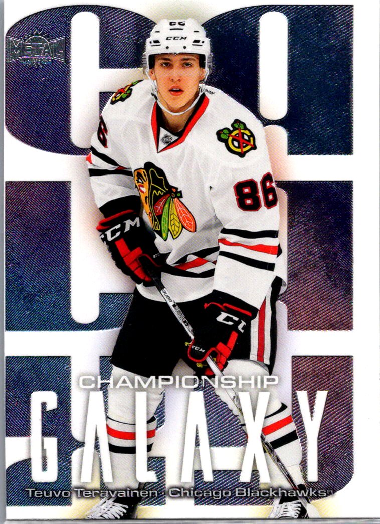 2025-26 SkyBox Metal Universe - Championship Galaxy Teuvo Teravainen #CG-13 front
