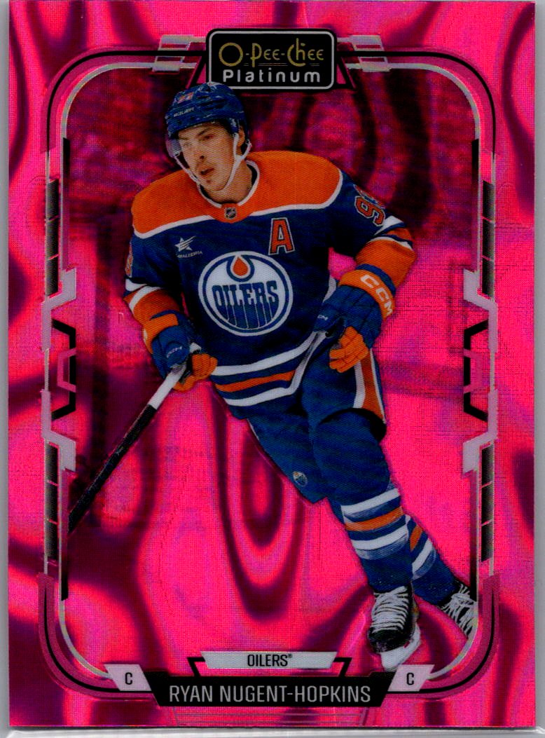 2025-26 O-Pee-Chee Platinum - Pink Magma Ryan Nugent-Hopkins #13 front