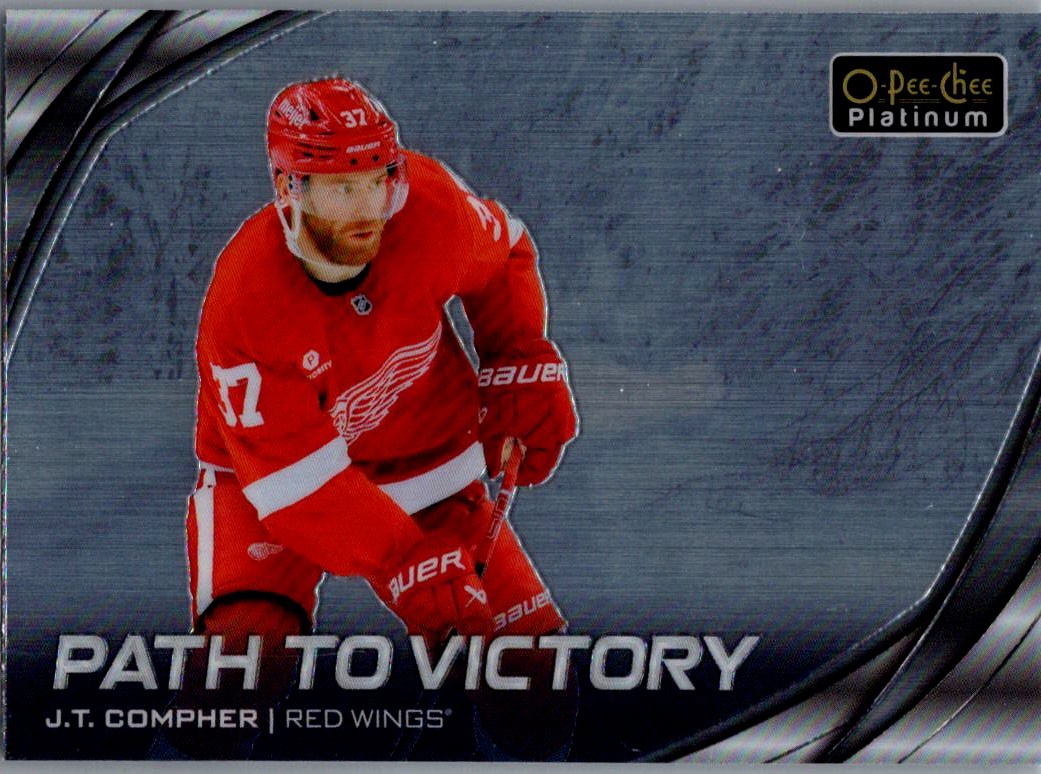 2025-26 O-Pee-Chee Platinum - Path to Victory J.T. Compher #PV-10 front