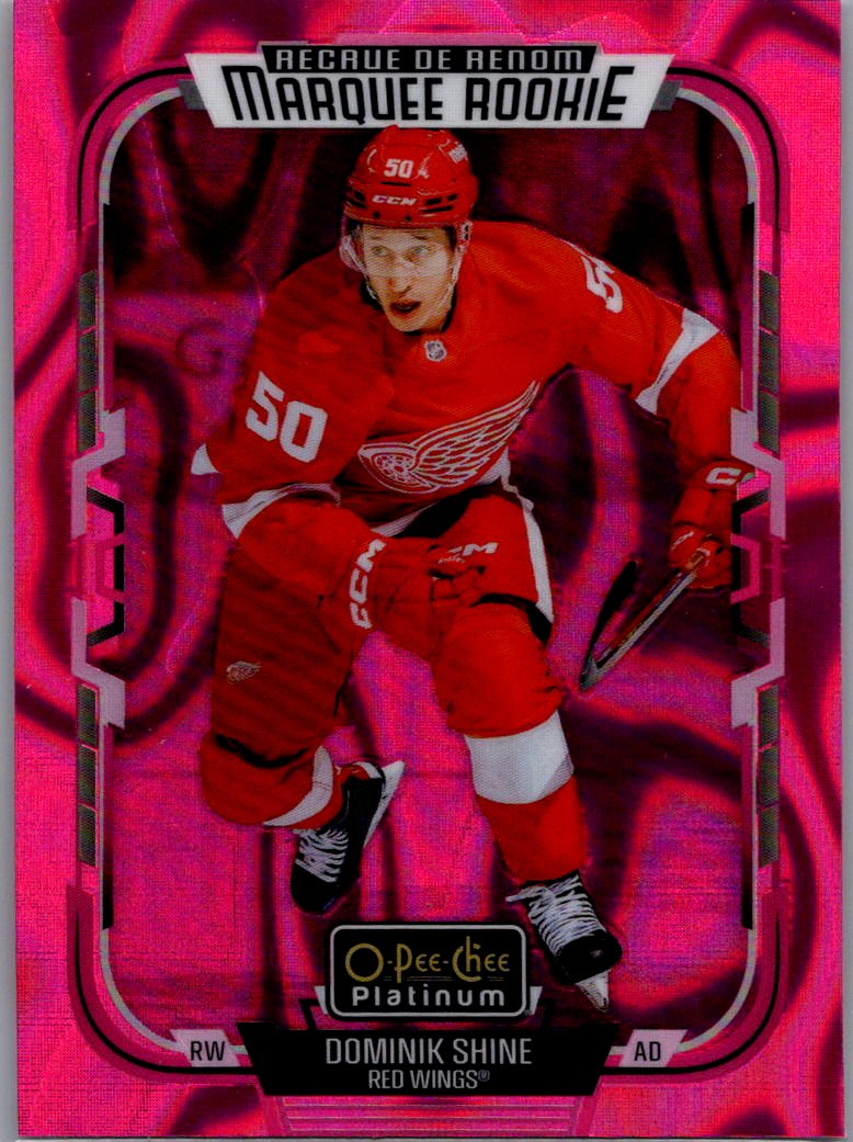 2025-26 O-Pee-Chee Platinum - Pink Magma Dominik Shine #226 front
