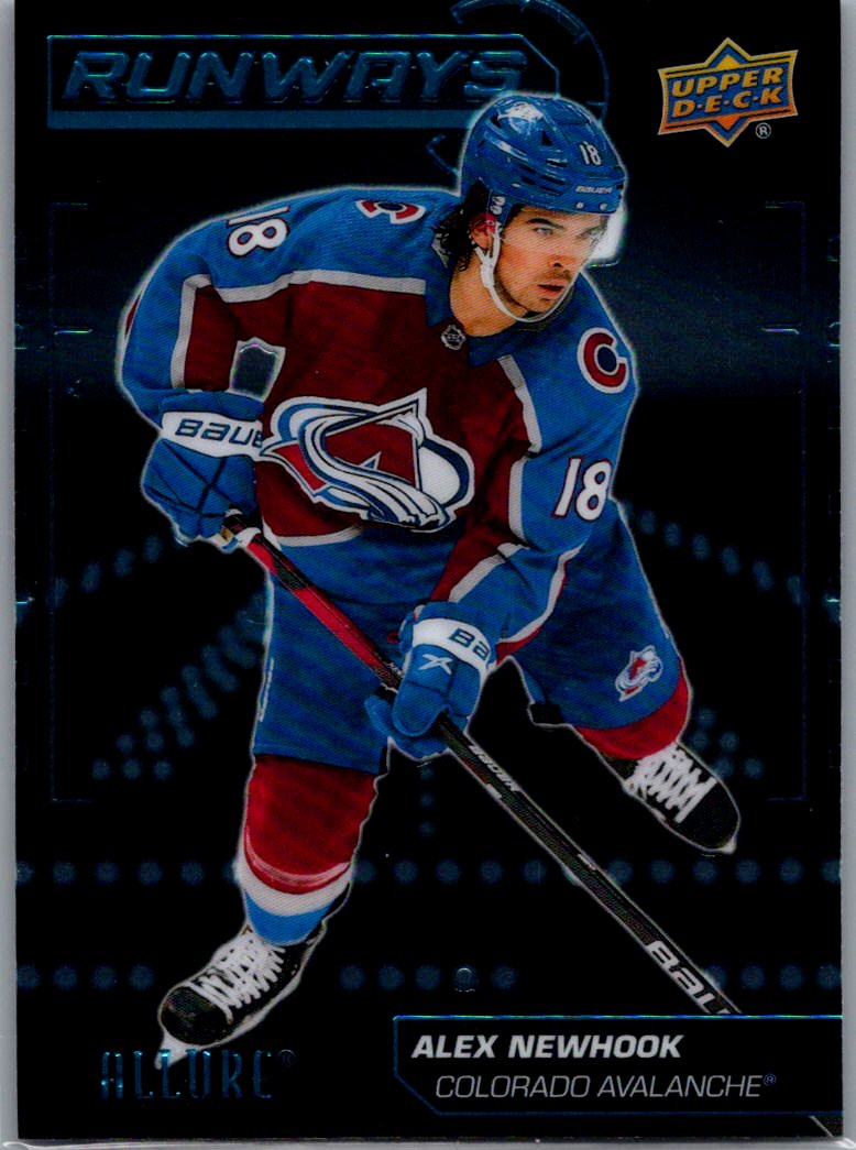 2022-23 Upper Deck Allure - Runways Alex Newhook #RW-3 front