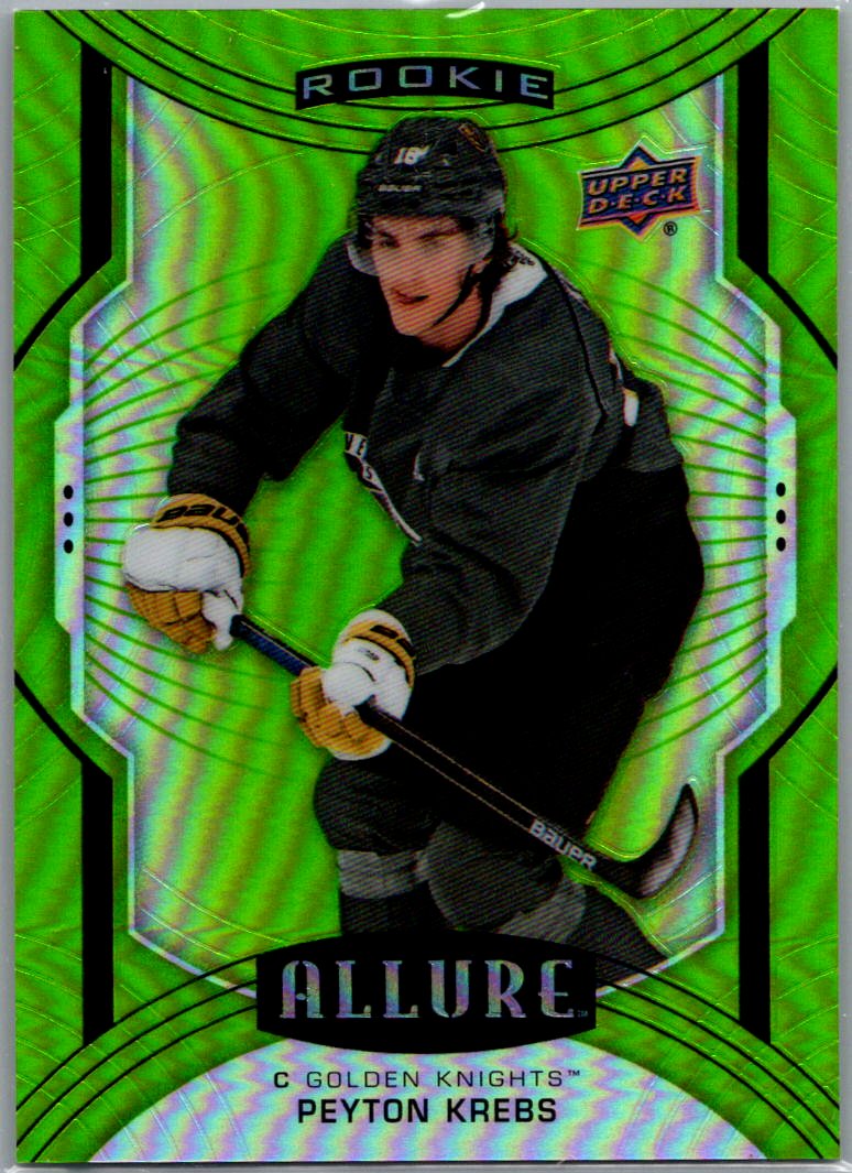 2020-21 Upper Deck Allure - Green Quartz Peyton Krebs #142 SN99 front