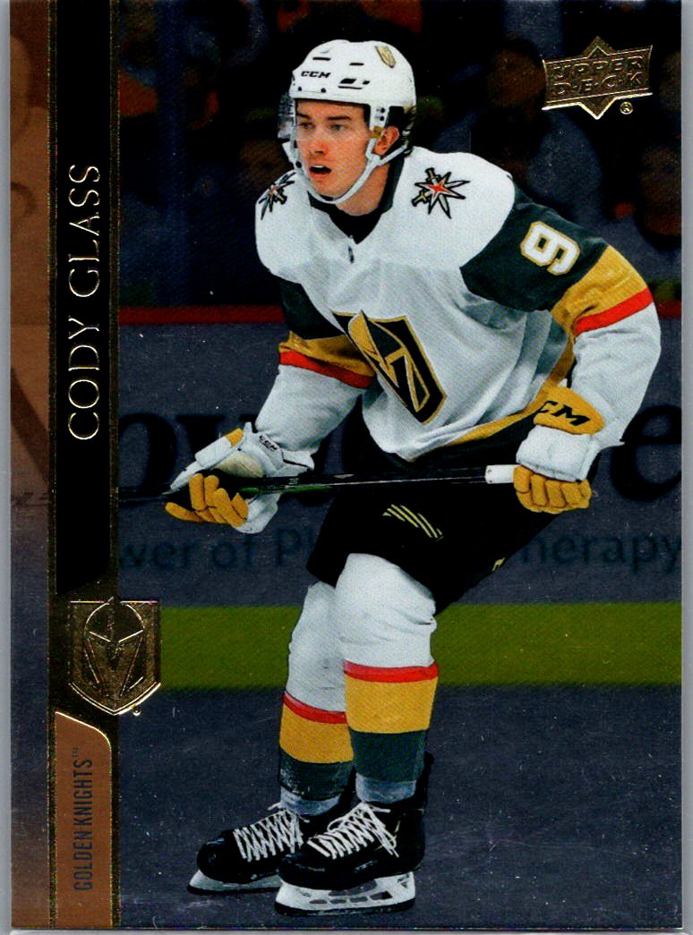 2020-21 Upper Deck - Silver Foil Cody Glass #430 front