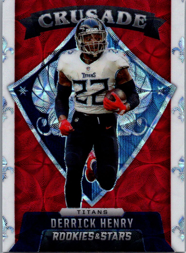 2021 Panini Rookies & Stars - Crusade Red Scope Derrick Henry #CR-6 front