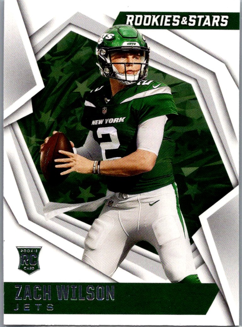 2021 Panini Rookies & Stars Zach Wilson #102 RC front