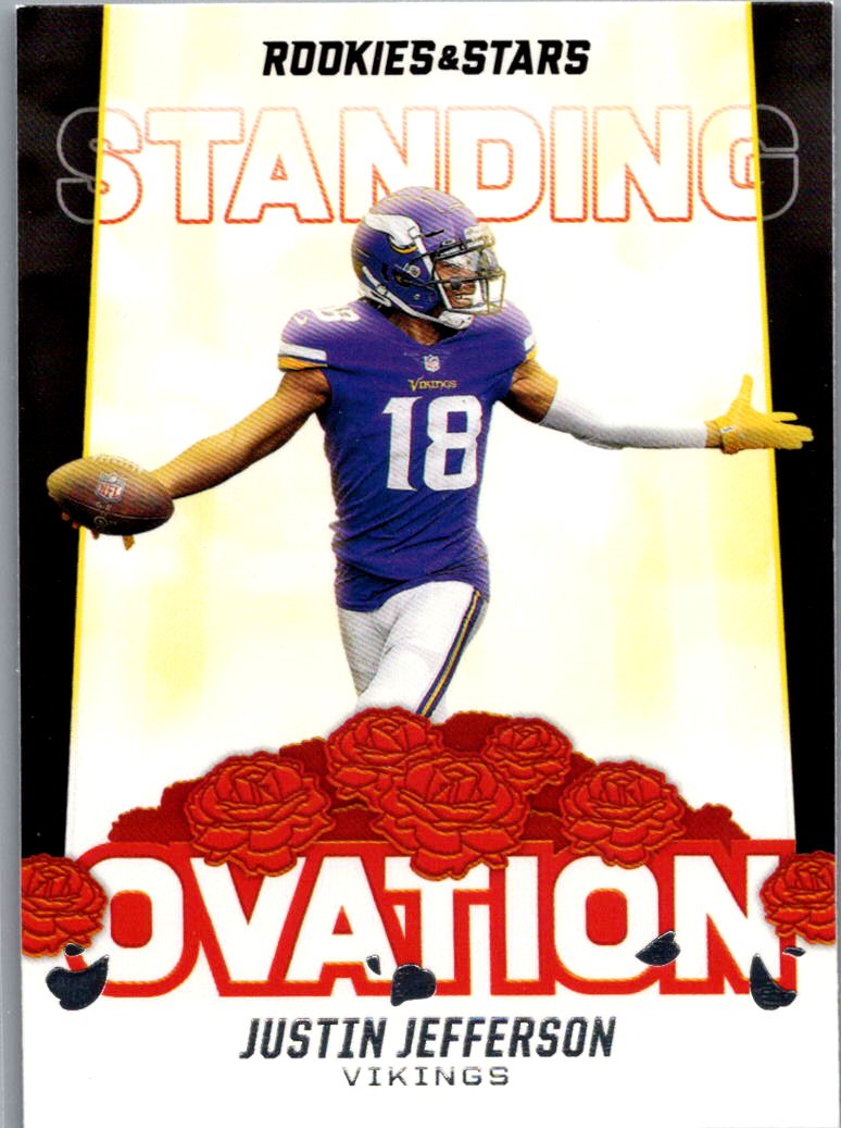 2021 Panini Rookies & Stars - Standing Ovation Justin Jefferson #SO-19 front
