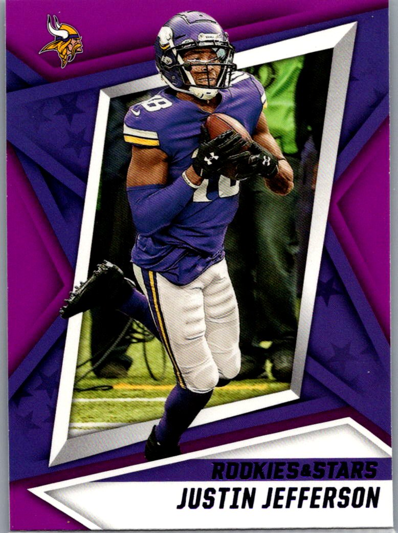2021 Panini Rookies & Stars - Purple Justin Jefferson #61 front