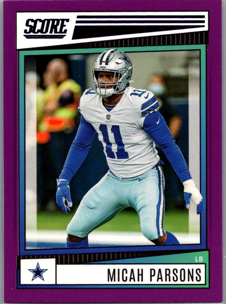2022 Score - Purple Micah Parsons #227 front