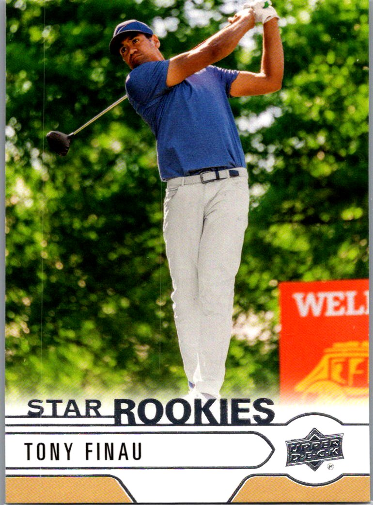 2021 SP Authentic - Upper Deck Star Rookies Tony Finau #UDR-5 front