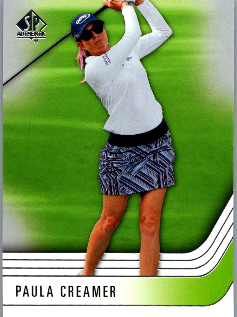 2021 SP Authentic Paula Creamer #6 front