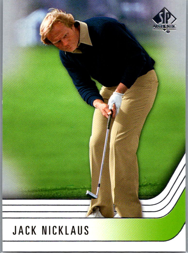 2021 SP Authentic Jack Nicklaus #50 front