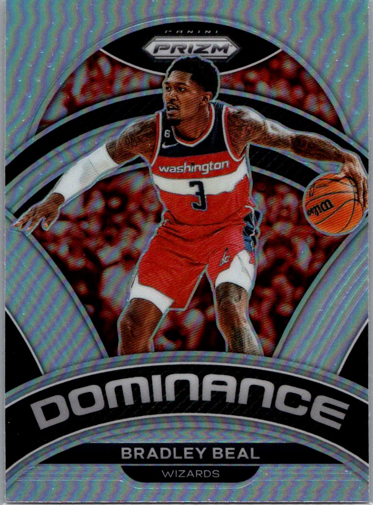 2022-23 Panini Prizm - Dominance Prizms Silver Bradley Beal #13 front