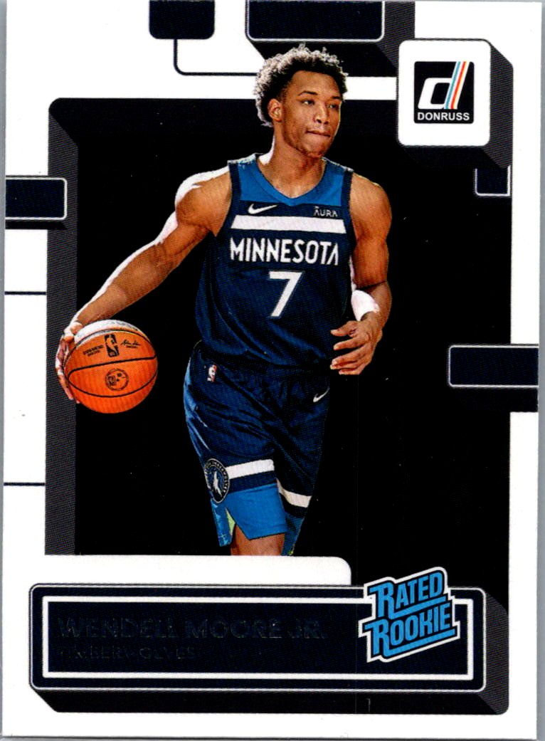 2022-23 Donruss Wendell Moore Jr. #226 RC front