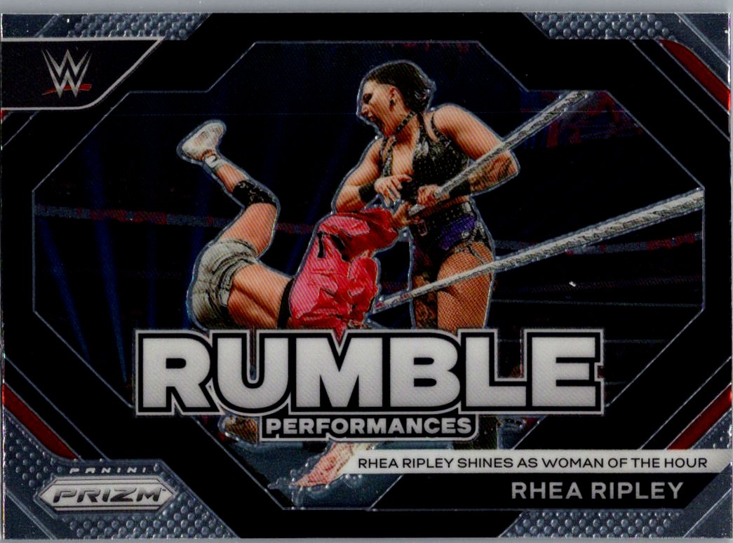 2024 Panini Prizm WWE - Rumble Performances Rhea Ripley #14 front