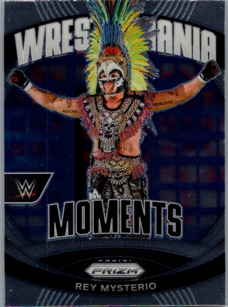 2024 Panini Prizm WWE - WrestleMania Moments Rey Mysterio #31 front