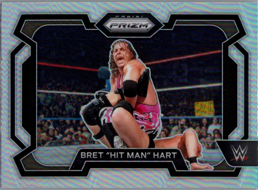 2024 Panini Prizm WWE - Silver Prizms Bret "Hit Man" Hart #26 front