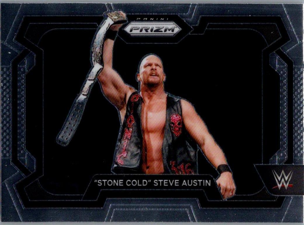 2024 Panini Prizm WWE "Stone Cold" Steve Austin #14 front