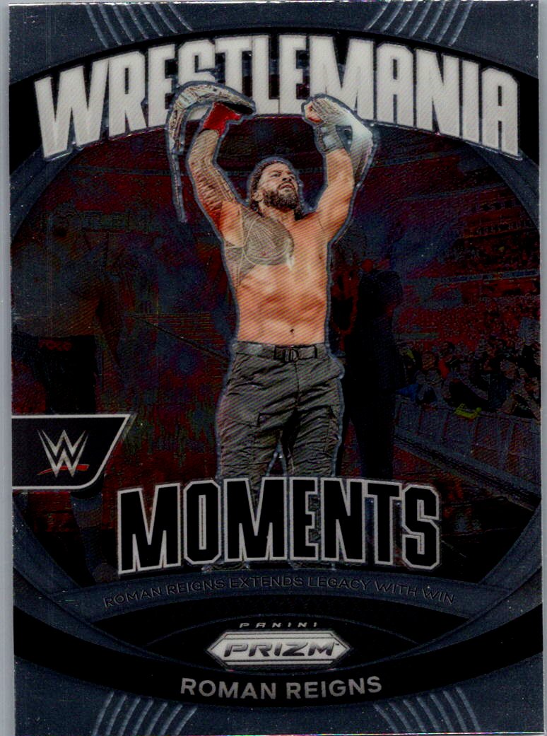 2024 Panini Prizm WWE - WrestleMania Moments Roman Reigns #17 front