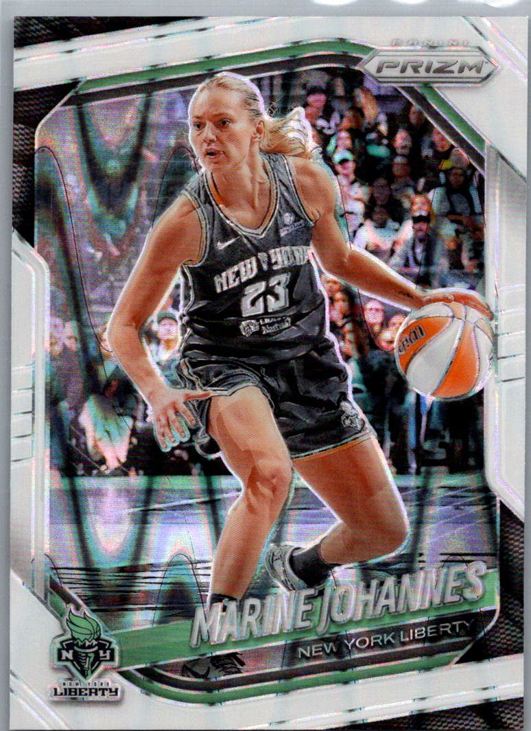 2025 Panini Prizm WNBA - White Seismic Prizms Marine Johannes #90 front