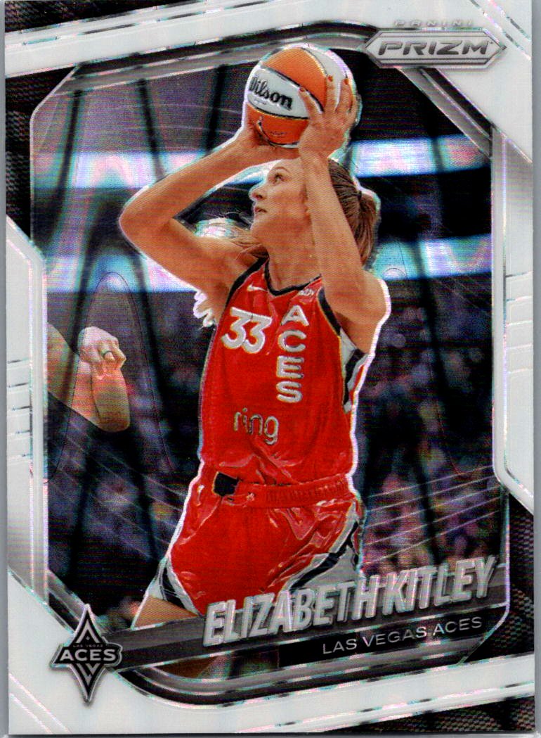 2025 Panini Prizm WNBA - White Seismic Prizms Elizabeth Kitley #41 front