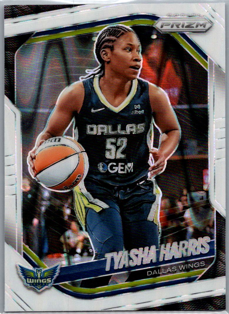 2025 Panini Prizm WNBA - White Seismic Prizms Tyasha Harris #130 front