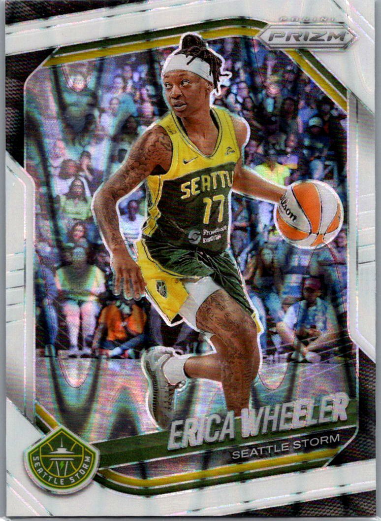2025 Panini Prizm WNBA - White Seismic Prizms Erica Wheeler #125 front