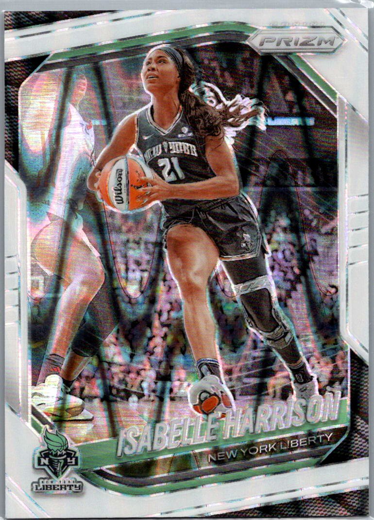 2025 Panini Prizm WNBA - White Seismic Prizms Isabelle Harrison #12 front