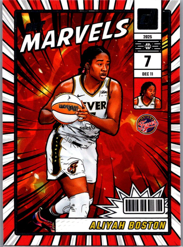 2025 Donruss WNBA - Net Marvels Aliyah Boston #10 front