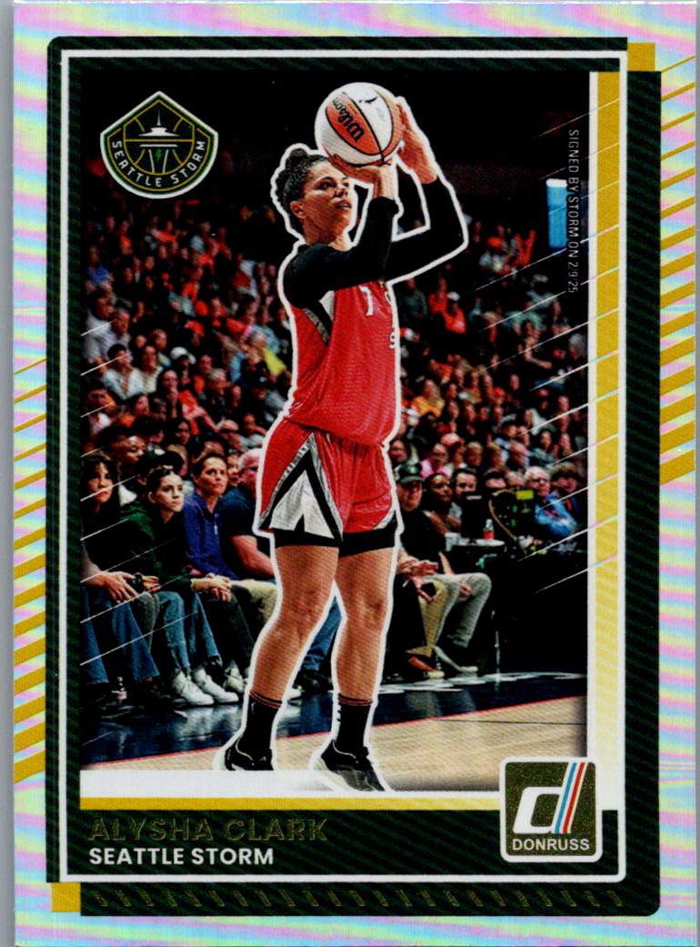2025 Donruss WNBA - Holo Alysha Clark #61 front