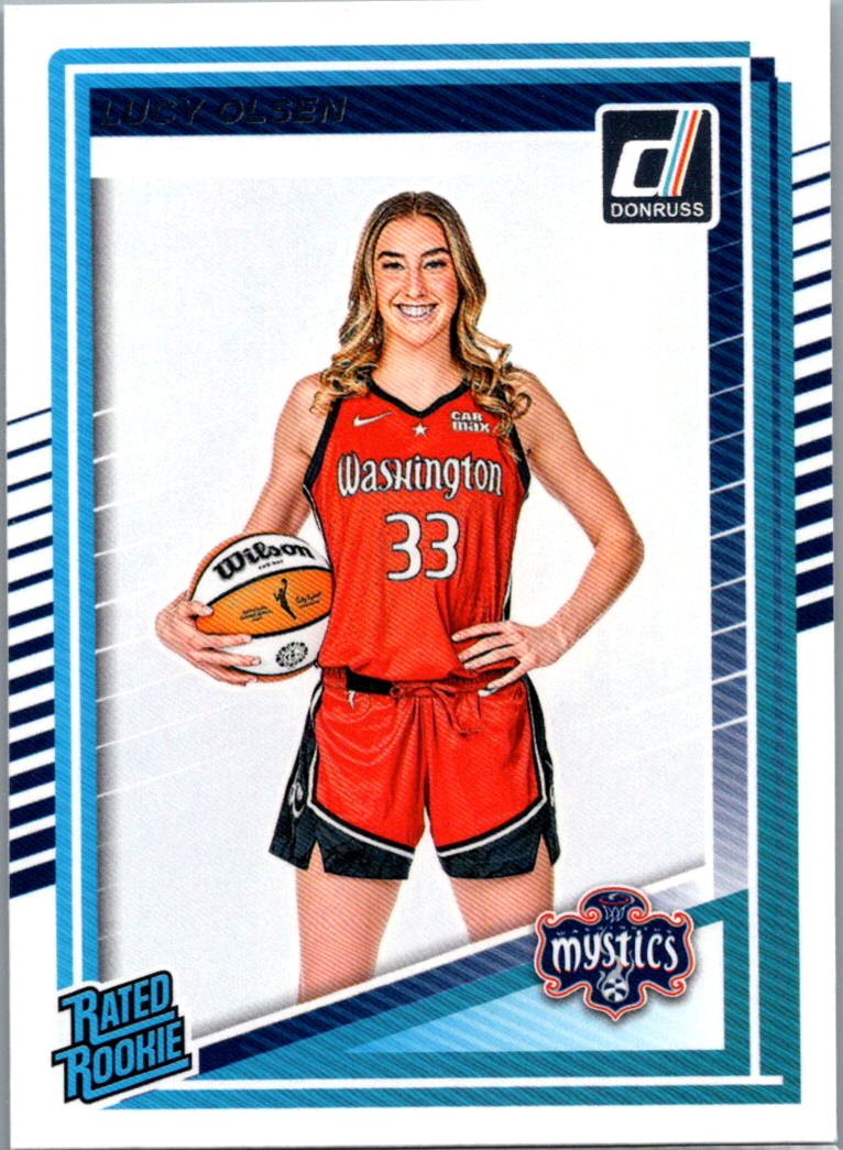 2025 Donruss WNBA Lucy Olsen #97 RC front