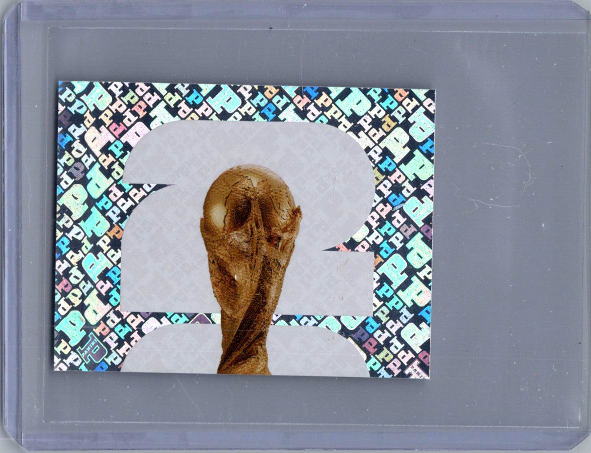 2026 Panini FIFA World Cup Stickers International Edition ("Printed in Italy" Back) Official Emblem FOIL, #FWC1 front