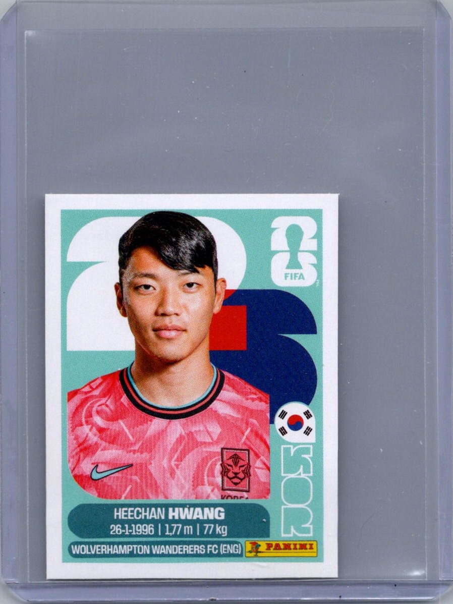 2026 Panini FIFA World Cup Stickers International Edition ("Printed in Italy" Back) Heechan Hwang #KOR19 front