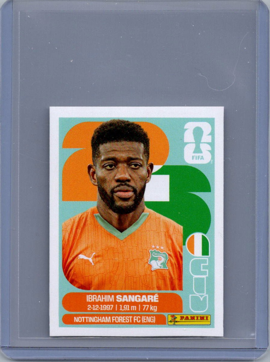 2026 Panini FIFA World Cup Stickers International Edition ("Printed in Italy" Back) Ibrahim Sangare #CIV12 front
