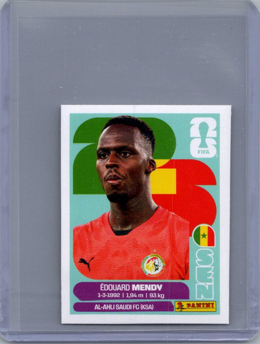 2026 Panini FIFA World Cup Stickers International Edition ("Printed in Italy" Back) Edouard Mendy #SEN2 front