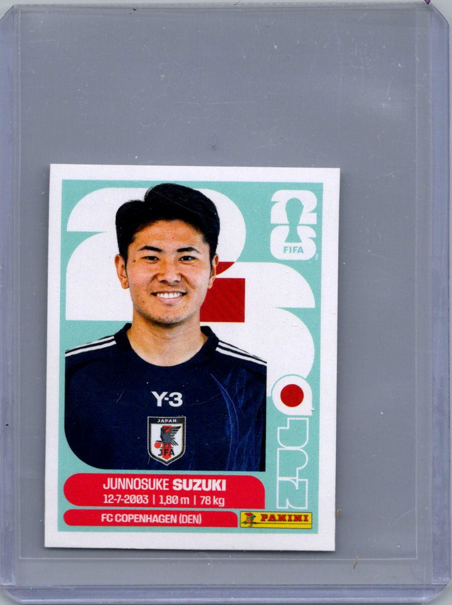 2026 Panini FIFA World Cup Stickers International Edition ("Printed in Italy" Back) Tsuyoshi Watanabe #JPN7 front