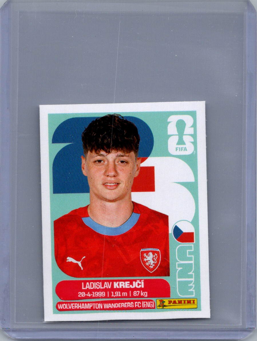2026 Panini FIFA World Cup Stickers International Edition ("Printed in Italy" Back) Ladislav Krejci #CZE4 front