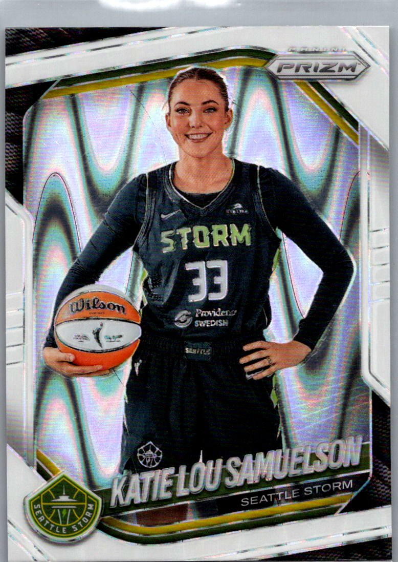 2025 Panini Prizm WNBA - White Seismic Prizms Katie Lou Samuelson #82 front