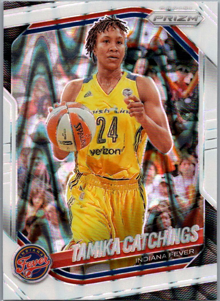 2025 Panini Prizm WNBA - White Seismic Prizms Tamika Catchings #60 front