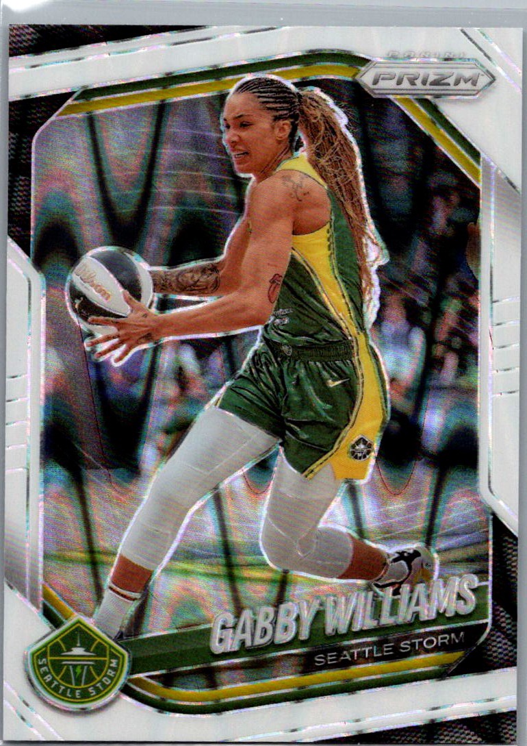 2025 Panini Prizm WNBA - White Seismic Prizms Gabby Williams #77 front