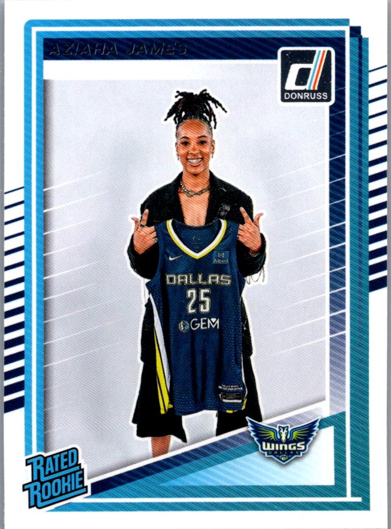 2025 Donruss WNBA Aziaha James #95 RC front