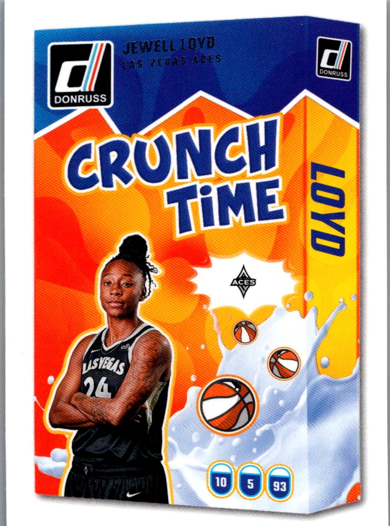 2025 Donruss WNBA - Crunch Time Jewell Loyd #2 front