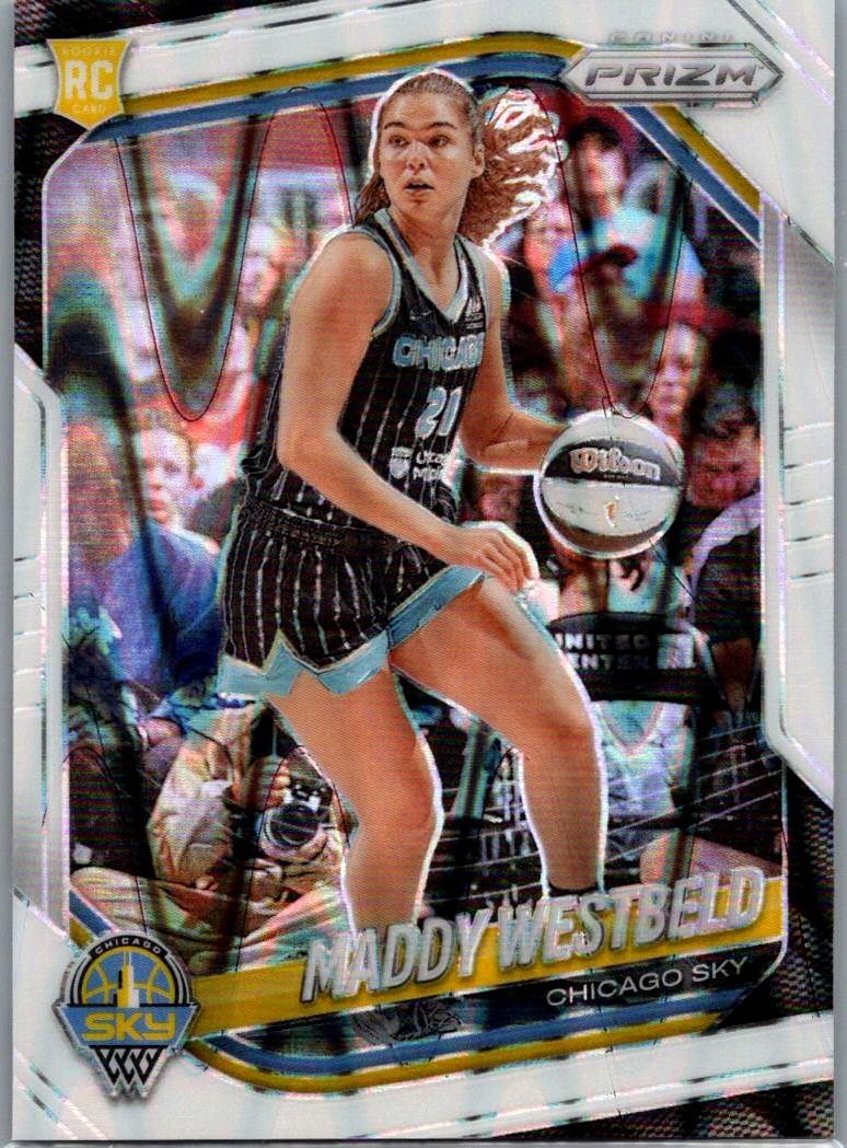 2025 Panini Prizm WNBA - White Seismic Prizms Maddy Westbeld #138 front