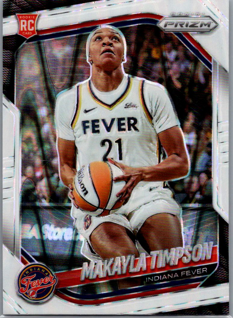 2025 Panini Prizm WNBA - White Seismic Prizms Makayla Timpson #14 front
