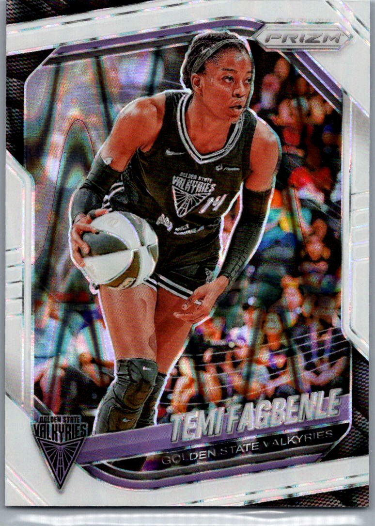 2025 Panini Prizm WNBA - White Seismic Prizms Temi Fagbenle #68 front