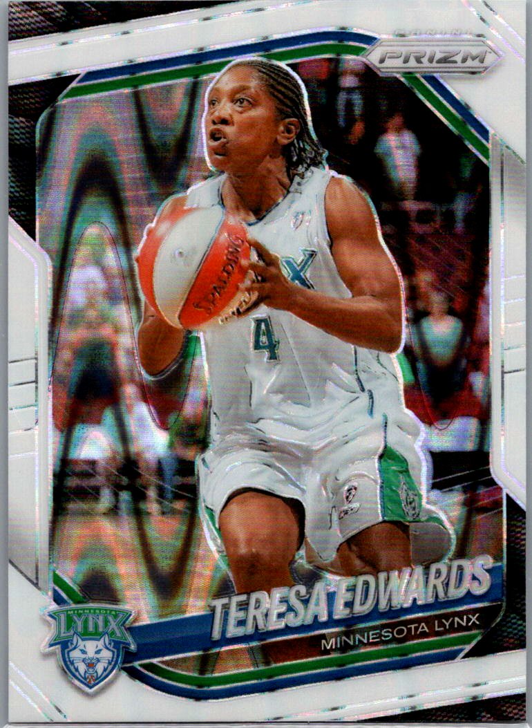 2025 Panini Prizm WNBA - White Seismic Prizms Teresa Edwards #126 front