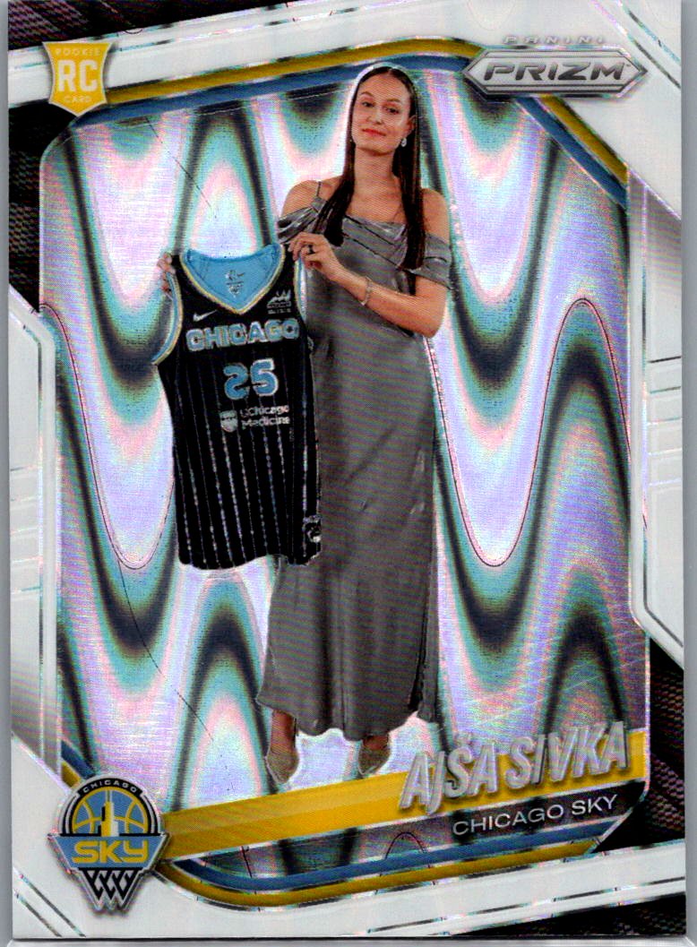 2025 Panini Prizm WNBA - White Seismic Prizms Ajsa Sivka #85 front