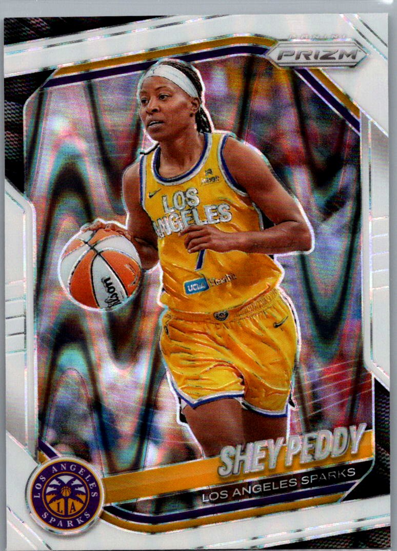 2025 Panini Prizm WNBA - White Seismic Prizms Shey Peddy #136 front