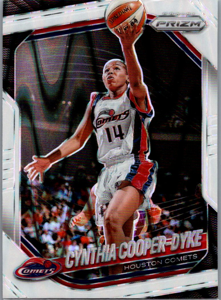 2025 Panini Prizm WNBA - White Seismic Prizms Cynthia Cooper-Dyke #71 front